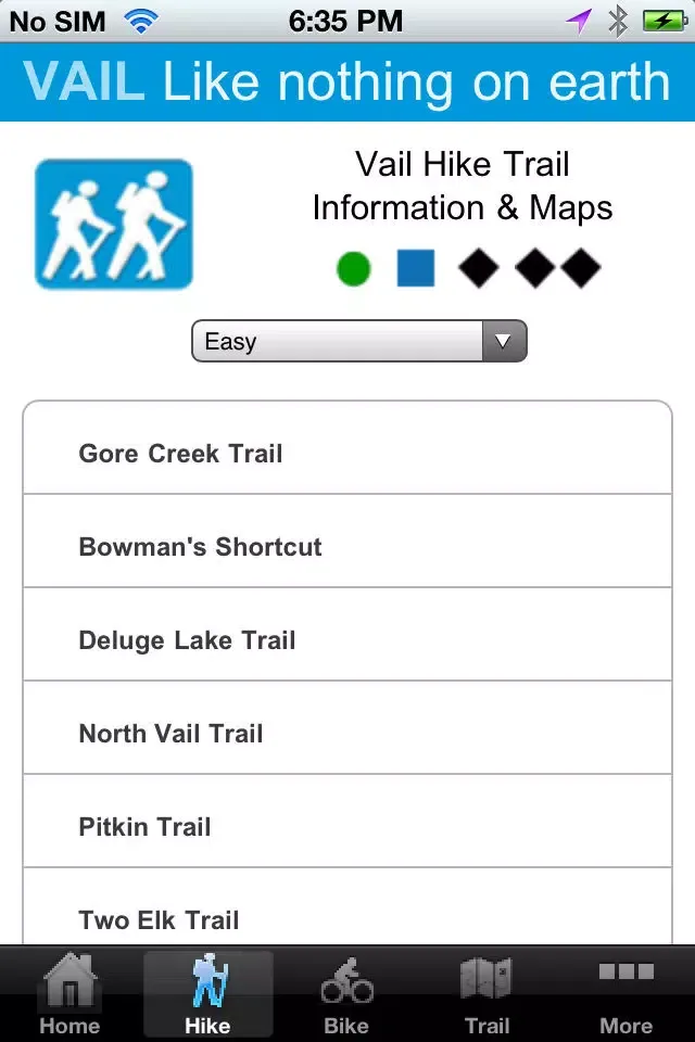 Screenshot di Vail Hike & Bike